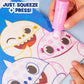 Horizon Group USA Baby Shark Dot Art Pad & Markers, Spiral-Bound Activity Painting Pad, Travel-Friendly Dabbers, Birthday Party, Great Mess-Free