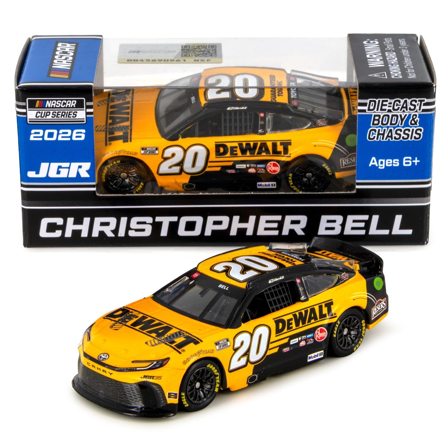 Christopher Bell 2026 DeWlt ARC Diecast Car 1:64 Scale