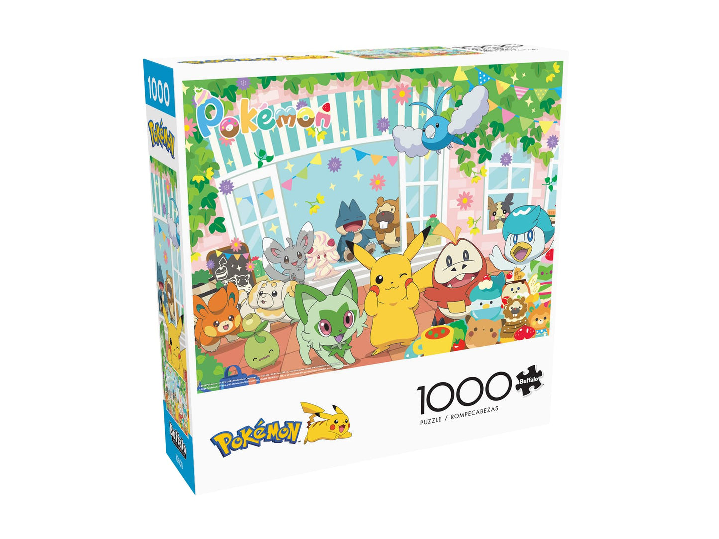 Buffalo Games - Pokemon - Happy Cafe - 1000 Piece Jigsaw Puzzle for Adults -Challenging Puzzle Perfect for Game Nights - Finished Size is 26.75 x