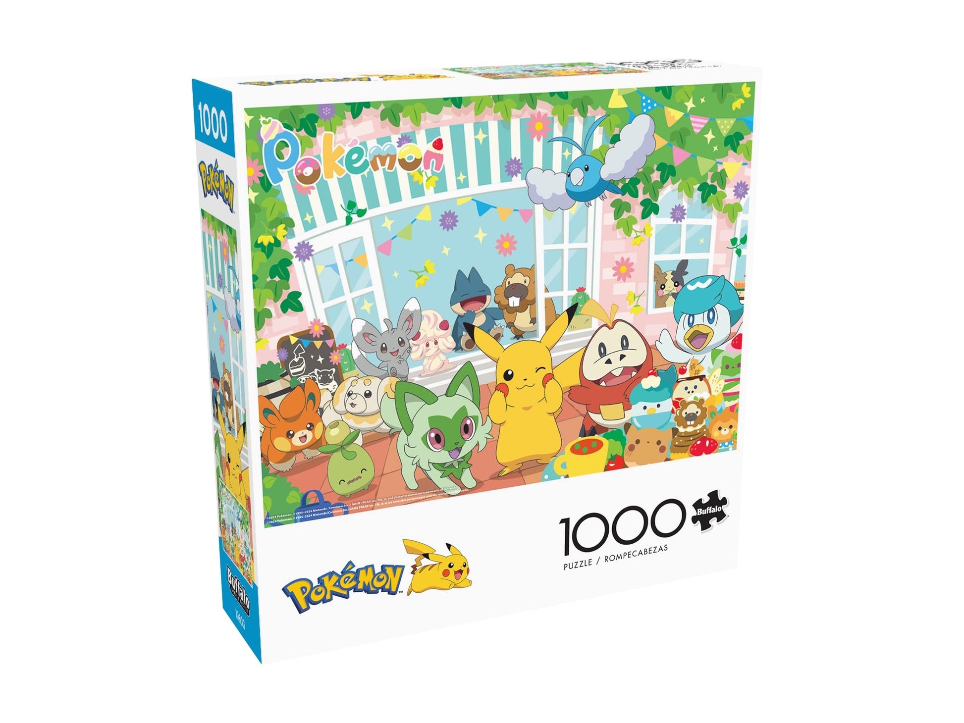 Buffalo Games - Pokemon - Happy Cafe - 1000 Piece Jigsaw Puzzle for Adults -Challenging Puzzle Perfect for Game Nights - Finished Size is 26.75 x