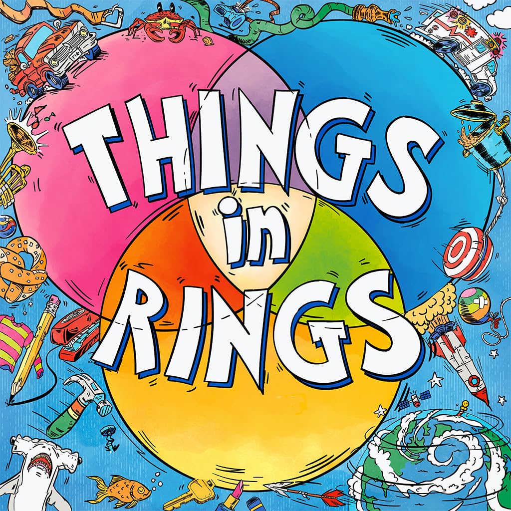 Allplay - Things in Rings Board Game - Small Box Big Game - 2 to 6 Players - 20 Minute Play Time