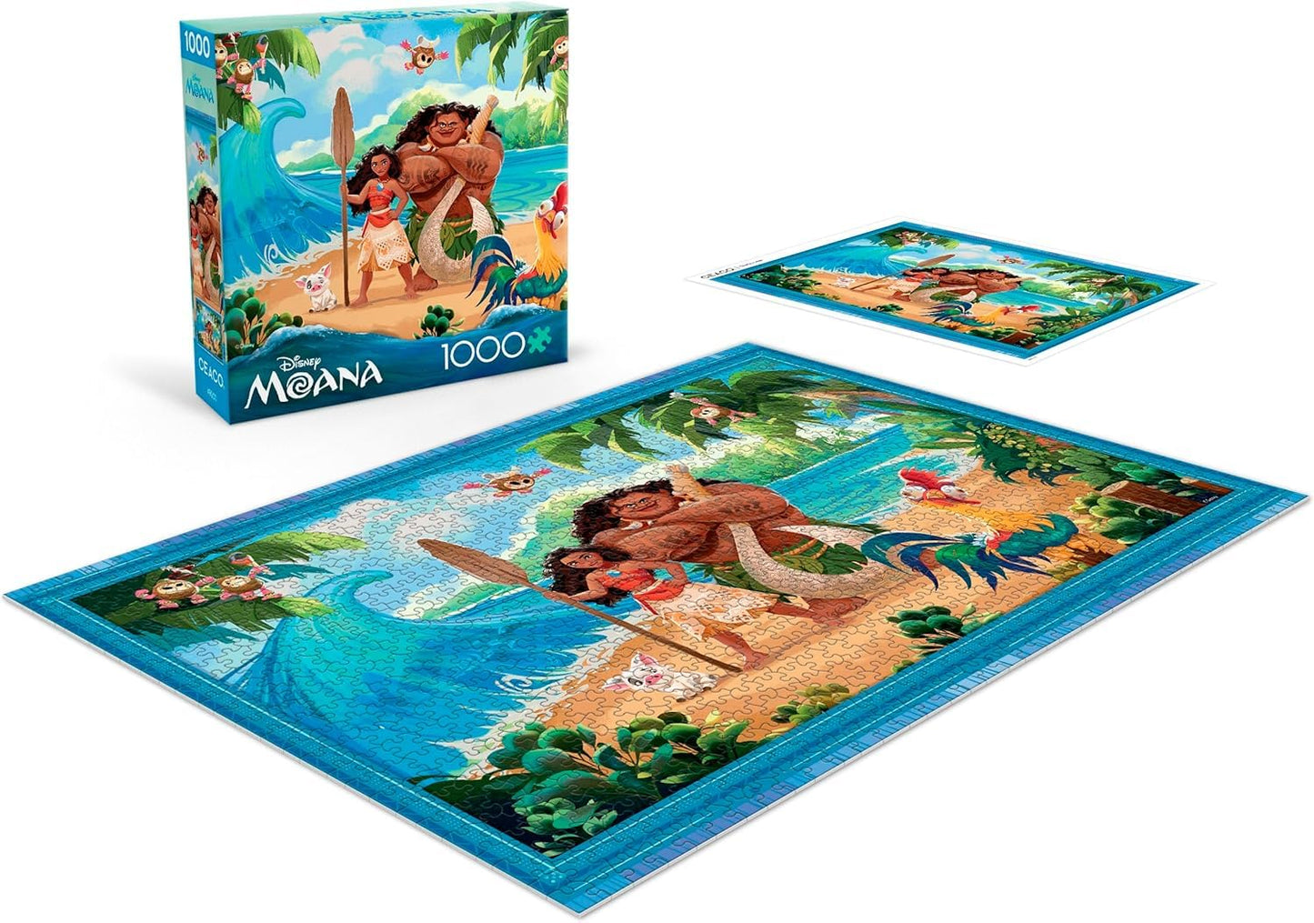 Ceaco - Disney Moana and Maui - 1000 Piece Jigsaw Puzzle for Adults