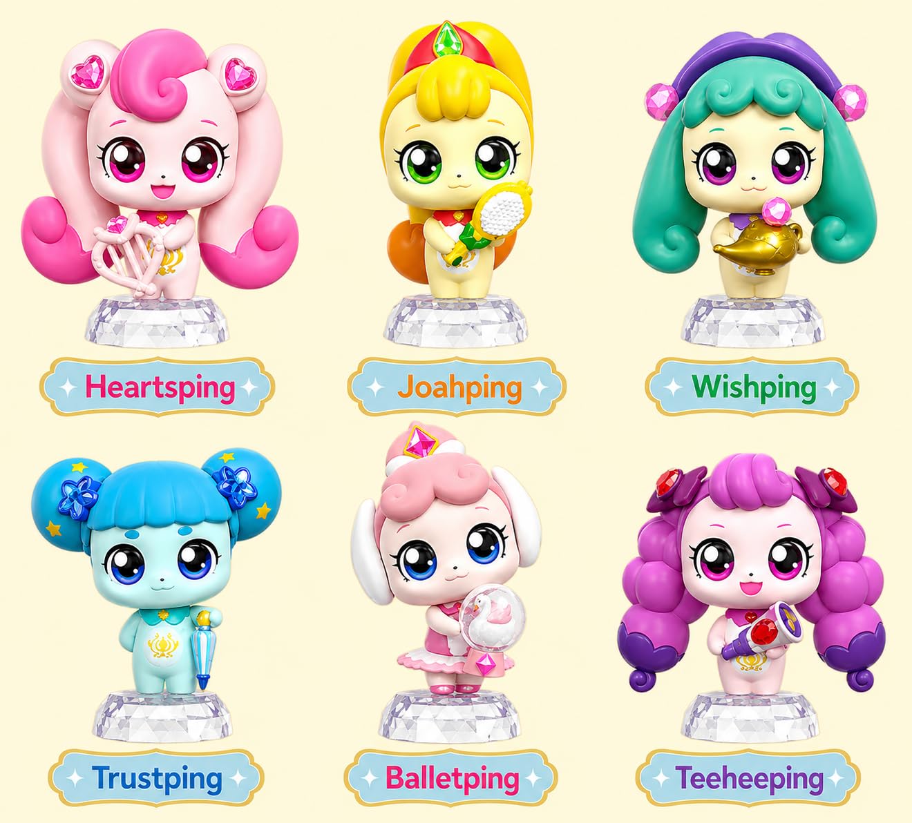 RaoNEE Catch Teenieping Season 2 Special Figure Set - 6 Pieces