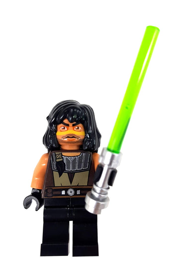 LEGO Quinlan VOS w Green Lightsaber Star Wars Minifigure