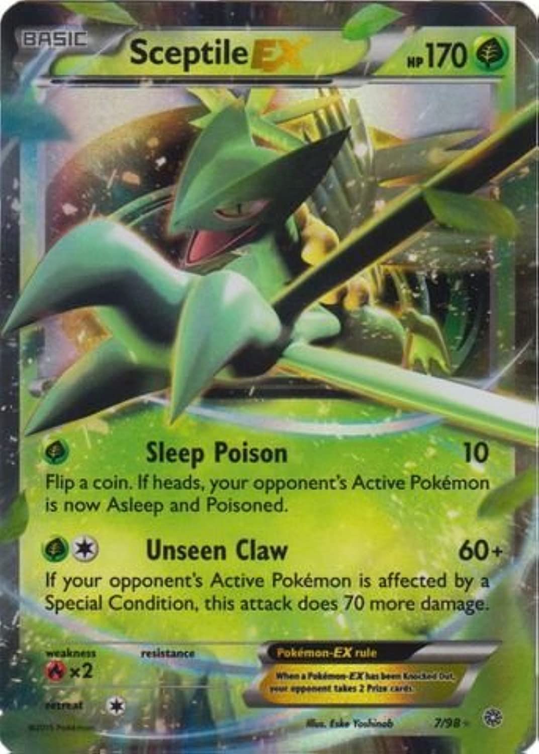 Pokemon - Sceptile-EX (7/98) - Ancient Origins - Holo