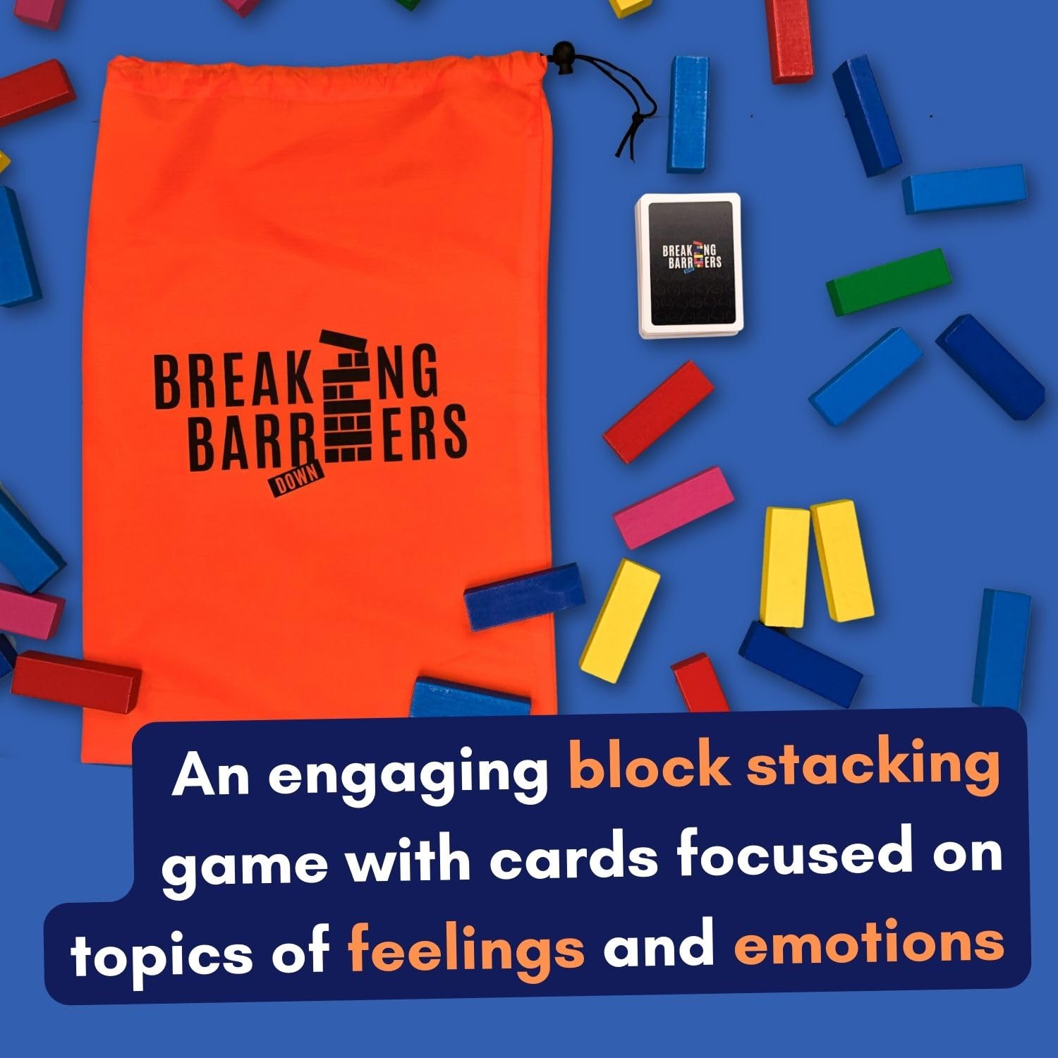 Breaking Barriers Down - Social Skills Games and Therapy Games, A Feelings Game for Kids that Develops Emotion Regulation and Explores Anger, Sadness