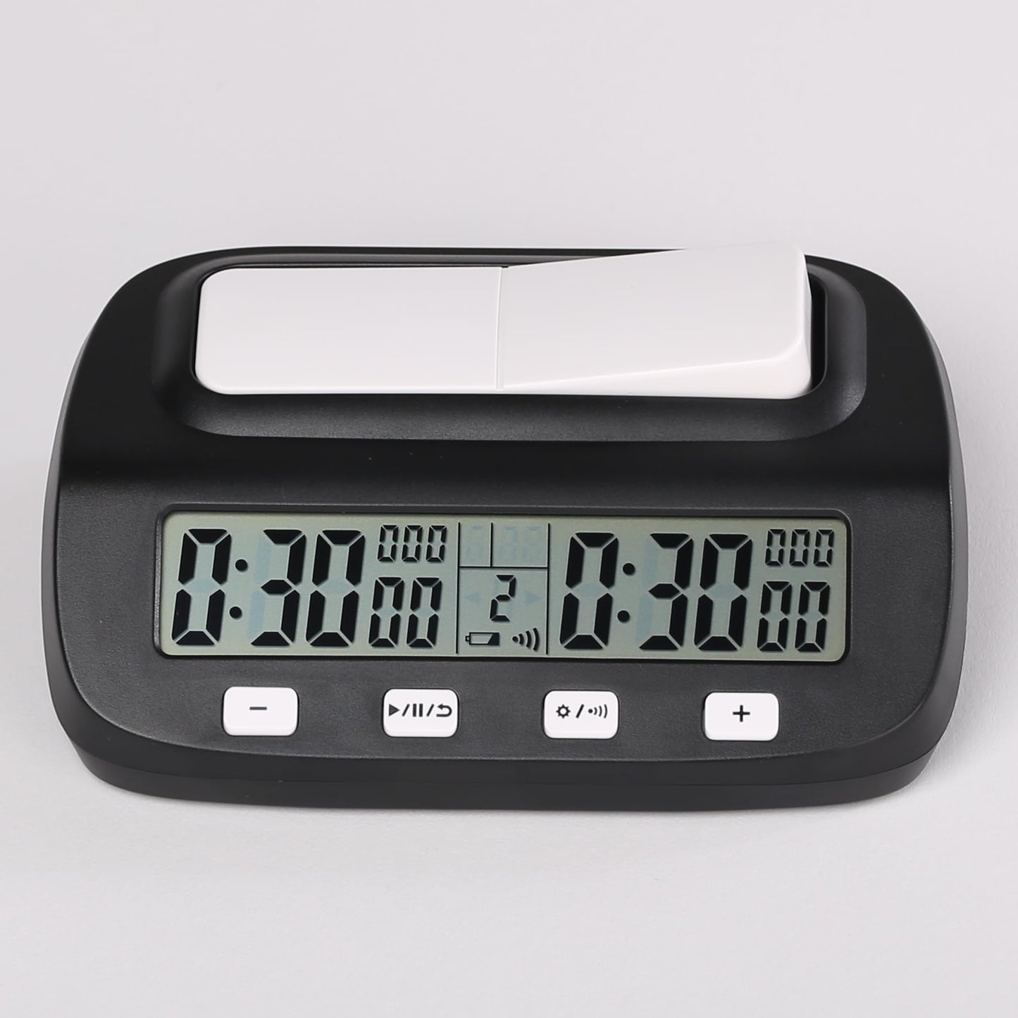 Digital Chess Clock Timer for Tournament Competition, with Bonus Delay Byo-yomi Count Down Up Function for Chess, Go, Checkers & Board Games