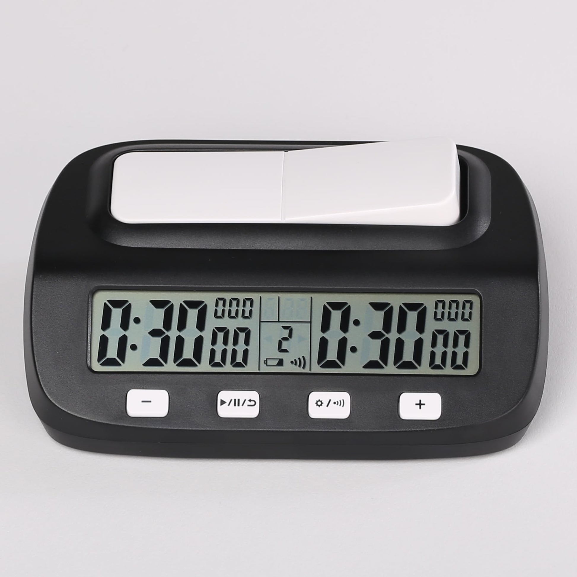 Digital Chess Clock Timer for Tournament Competition, with Bonus Delay Byo-yomi Count Down Up Function for Chess, Go, Checkers & Board Games