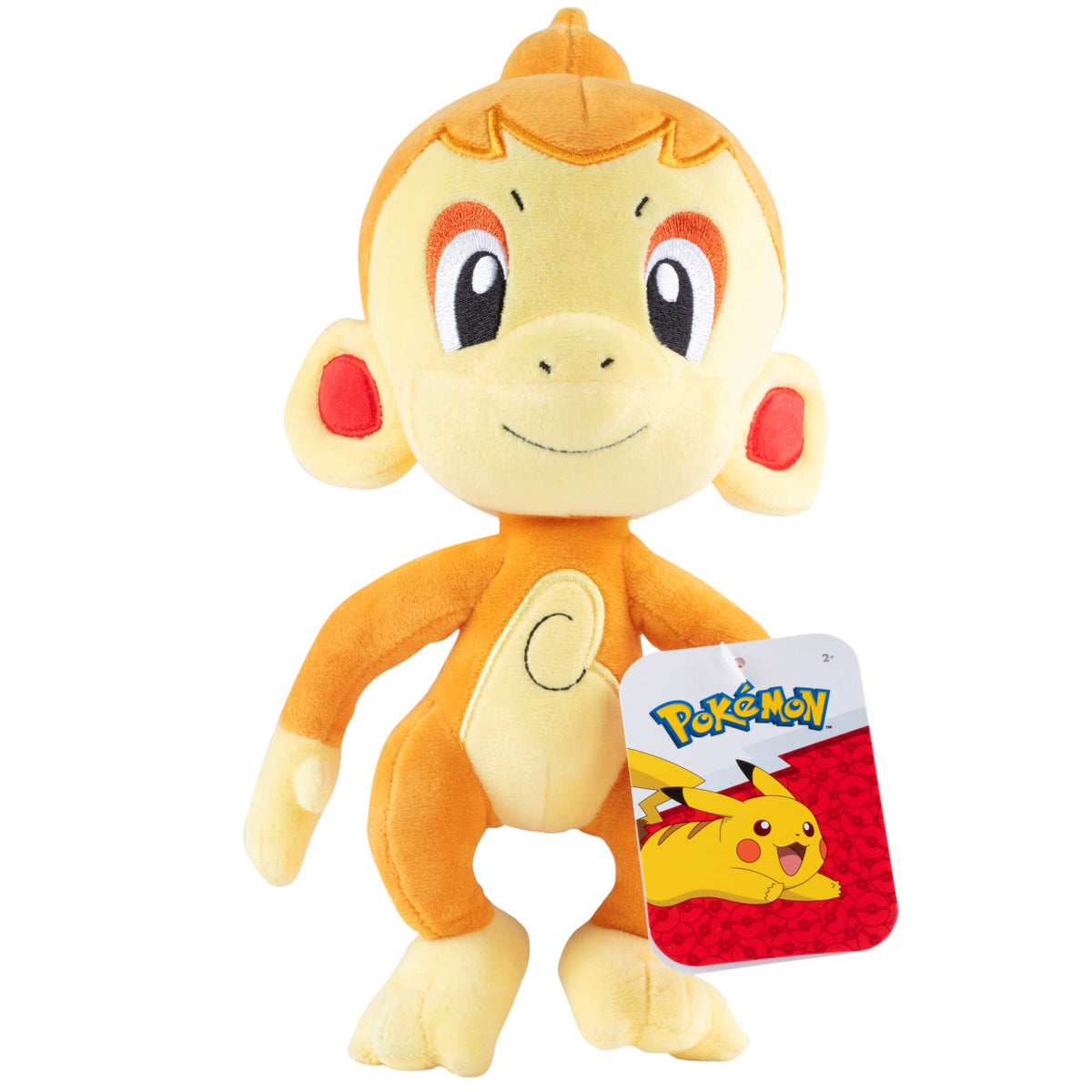 Pokemon 8" Chimchar Plush - Officially Licensed - Diamond & Pearl Starter Figure - Authentic Soft Stuffed Animal Toy - Gift for Kids, Boys, Girls - 2+