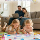 Wedopro Water Doodle Mat 40x30 - Mess-Free Toddler Toys for Ages 3-7 with 27 Pcs | Reusable Water Reveal Educational Drawing Mat for Kids with 24 ABC