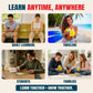 300 Bilingual English Spanish Flash Cards for Adults & Kids Ages 12+ Beginners - Noun Vocabulary with Pictures, Pronunciation, Sentences, Adult Self