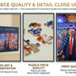 America 250 Commemorative Jigsaw Puzzle - 1000 Piece Collector's Edition, Certificate of Authenticity, Challenging Patriotic July 4th Gift