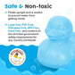 Celebriducks The Good Duck - BPA & PVC Free Rubber Duckie Baby Bath Toy Teether - Baby Blue