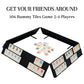 Rummy Cube Game Original, Rummy Tiles Game Set, with 4 Racks/Trays& 106 Rummy Tiles, in One EVA Case, Travel & Family Board Game for Adults and Kids