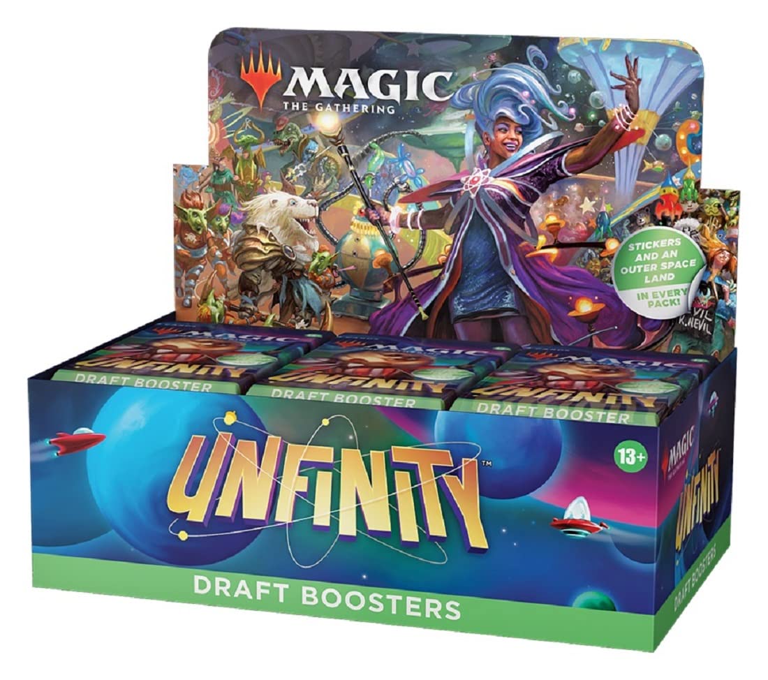 Wizards of The Coast Magic: The Gathering Unfinity Draft Booster Box | 36 Packs + Box Topper (505 Magic Cards)
