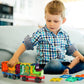 FNJO Magnetic Car Set, Compatible with Magnetic Tiles, 2 Car Trucks