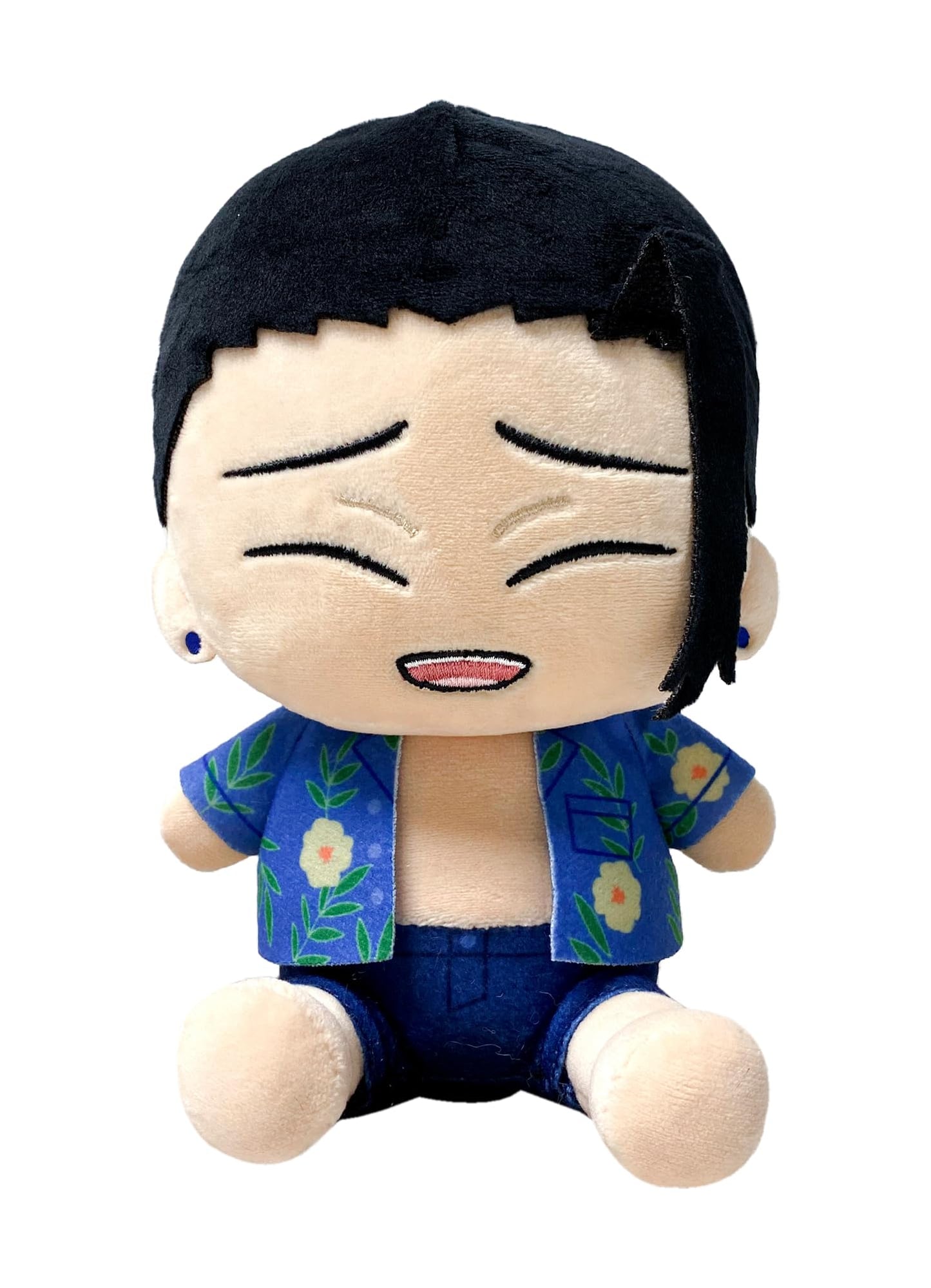 Great Eastern Entertainment Jujutsu Kaisen Hidden Inventory Arc - Suguru Geto (Beach) Sitting Pose Plush 7" H