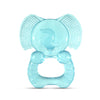 RaZbaby Elfy-Yummy Teether: Teething Relief Toy - Elephant Design, Medical Grade Silicone with Ultra Soft Bristle to Soothe Teething Discomfort