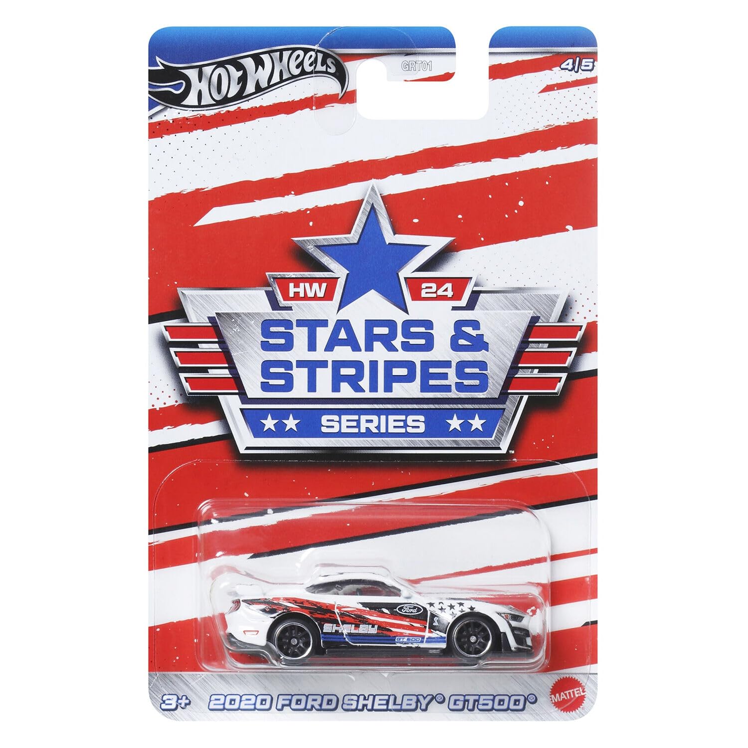 Hot Wheels 2020 Ford Shelby GT500, Stars & Stripes Series 4/5