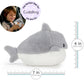 Warm Pals Baby Shark, Small 4x7 Microwavable Comfort, Heated Plushie for Warmth, Calming Anxiety, Relaxing Bedtime Snuggles and Cozy Toys for Kids