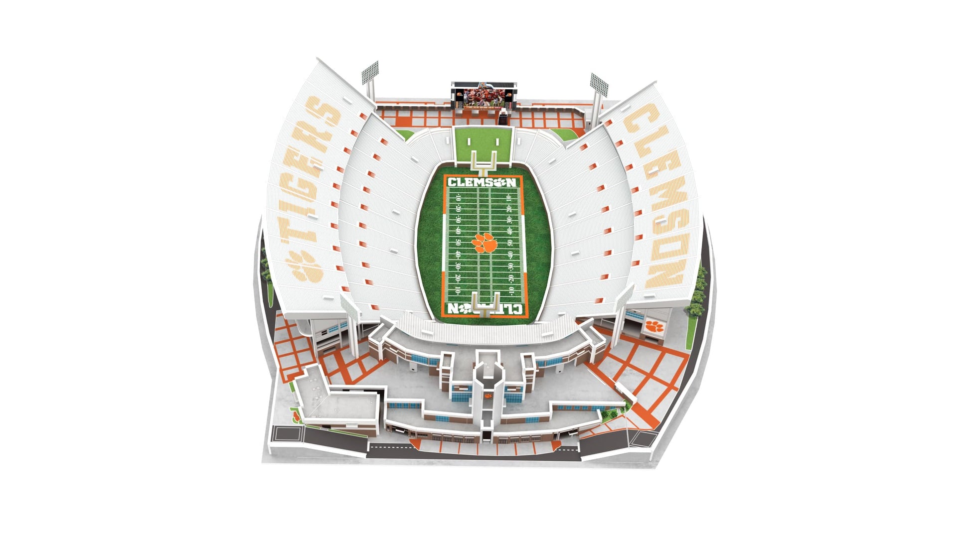 Pro-Lion 3D Jigsaw Puzzle of Memorial Stadium -94 Pieces | Home of Clemson Tigers | NCAA Football Gifts for Age 7+