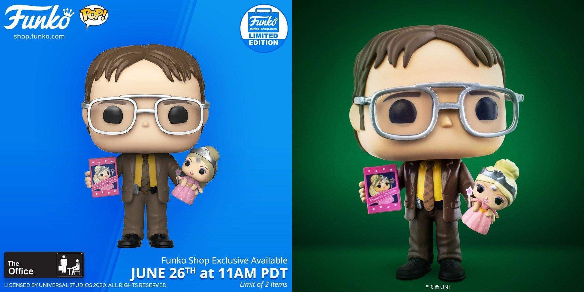Funko Dwight Schrute with Doll Shop Exclusive 1009