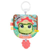 Lamaze Finlee’s Look Book - Interactive Crinkle Book for Sensory and Developmental Play - Clip on for Stroller, Car Seat or Diaper Bag - High Contrast