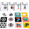 beiens High Contrast Baby Flashcard, 80 Pcs 160 Page Black White Colorful Visual Stimulation Learning Activity Card for Babies Ages 0-3-6-12-36