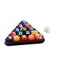 Barrington Billiards 24-Piece Pool Table Kit with 57 Inch 2-Piece Cue Sticks, 16-Piece 2 1/4 Inch Billiard Ball Set, Triangle Rack, Bridge Stick, Rail