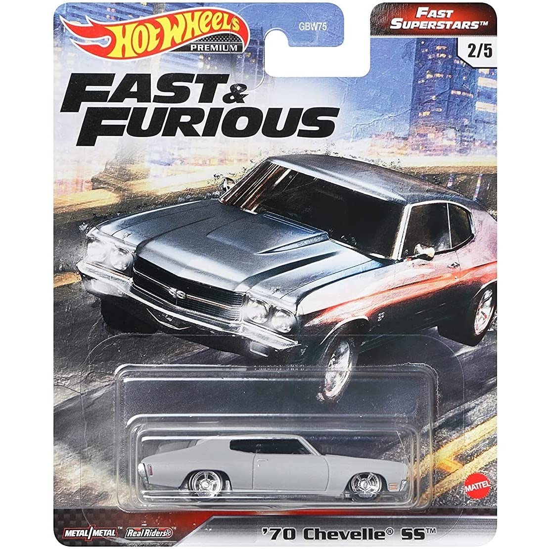 Hot Wheels Fast & Furious Collection of 1:64 Scale Vehicles from The Fast Film Franchise, Modern & Classic Cars, Great Gift for Collectors & Fans