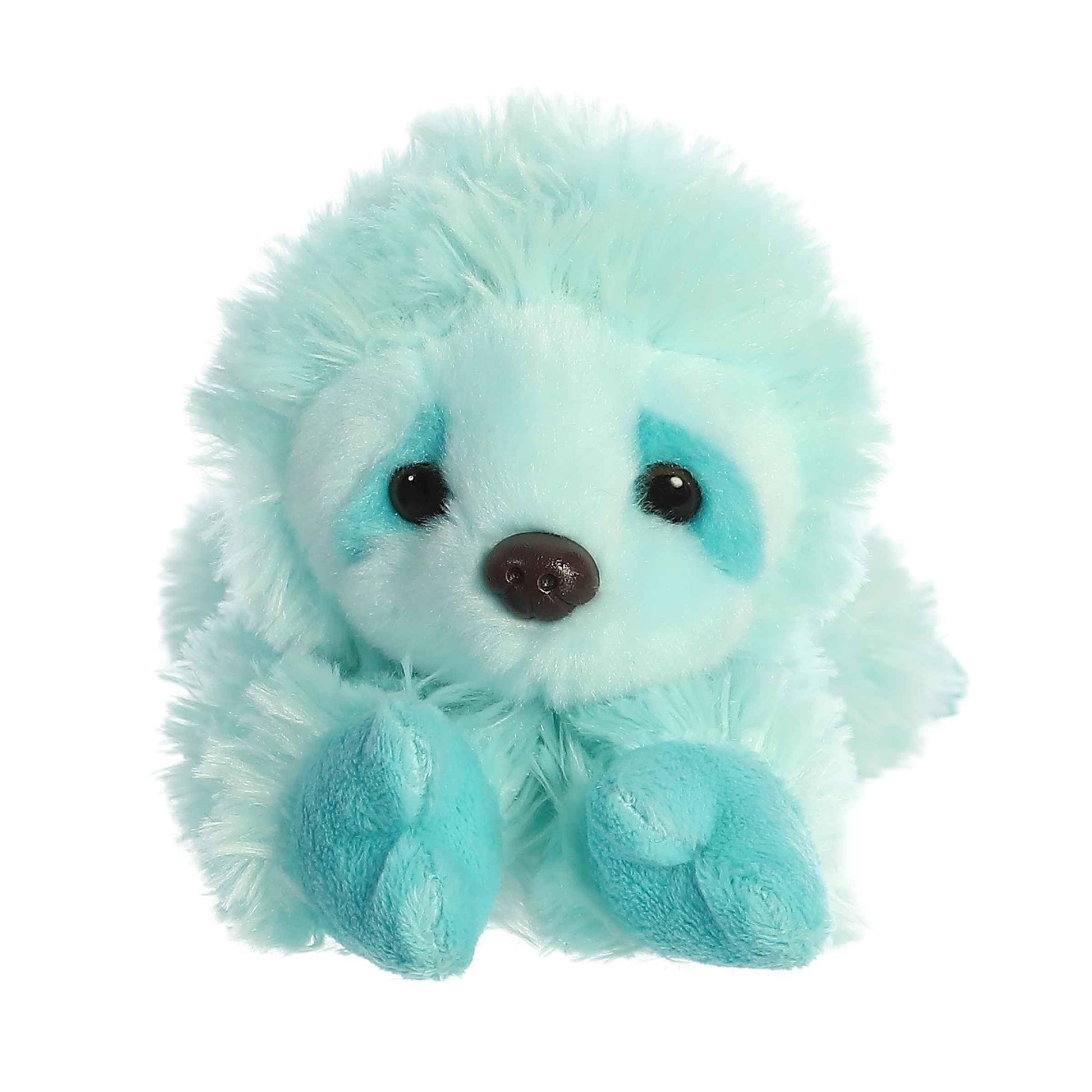 Aurora® Adorable Mini Flopsie™ Minty Sloth™ Stuffed Animal - Playful Ease - Timeless Companions - Blue 8 Inches