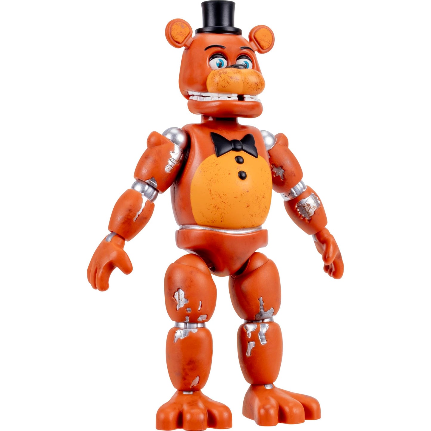 Jazwares Five Nights at Freddy’s Withered Freddy - 5-Inch Articulated Figure with Jumpscare Feature and Glow-in-The-Dark Eyes
