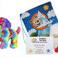 Make Your Own Stuffed Animal Candy The Dog 16" - No Sew - Kit with Cute Backpack!