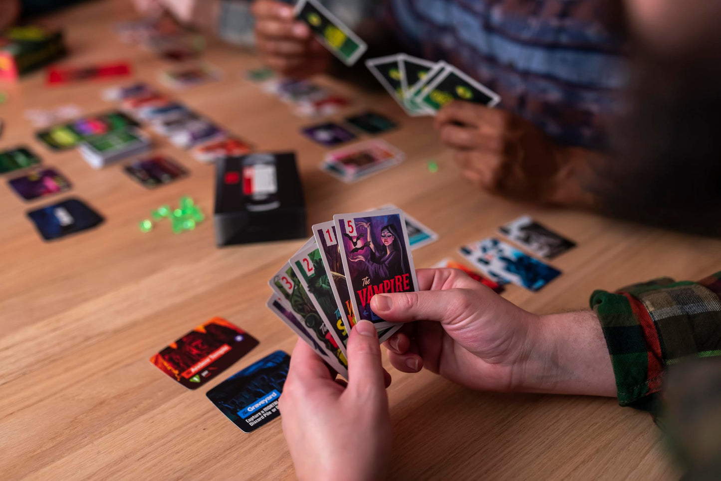 Keymaster Games Campy Creatures Vol. 1 - Hilariously Fun Trick-Taking Game! Perfect Card Game & Board Game for Adults & Families - Flip Cards