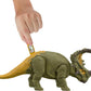 Mattel Jurassic World Dominion Roar Strikers Dinosaur Action Figure with Roaring Sound & Attack Action, Sinoceratops Dino Toy Includes Downloadable