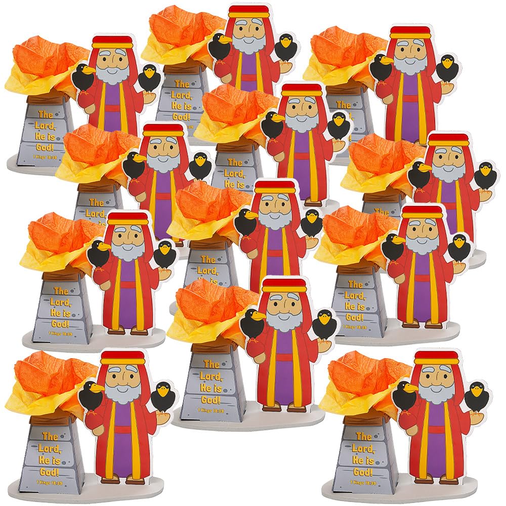 Fun Express Elijah’s Altar Craft Kit - Makes 12, Vacation Bible School 2024