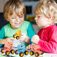 Mctuoba 18 Pcs Dinosaur Toy Pull Back Cars Party Favors for Kids Toddlers, Pinata Goodie Bag Stuffers for Birthday Party, Classroom Prizes Easter Egg