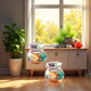 2Pcs Miniature Fish Tank Toy Mini Round Fish Bowls Resin Goldfish Grass for Dollhouse Desktop Craft Project Decor,Mini Fish Bowl,Dollhouse