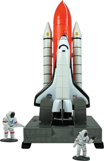Space Explorer Space Shuttle Launch Center Playset with Educational Rocket Poster