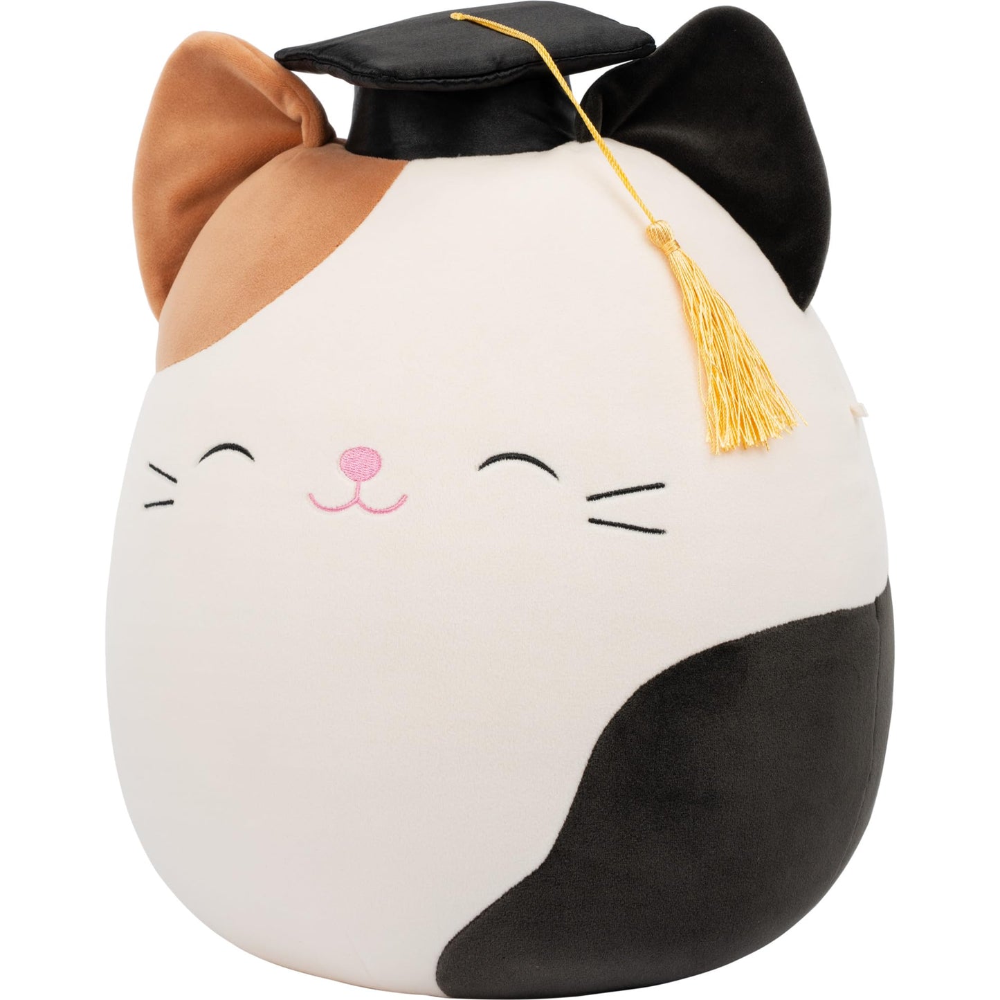 Squishmallows Original 12in Cam The Calico Cat in Graduation Cap - Official Jazwares Plush (Medium-Sized)