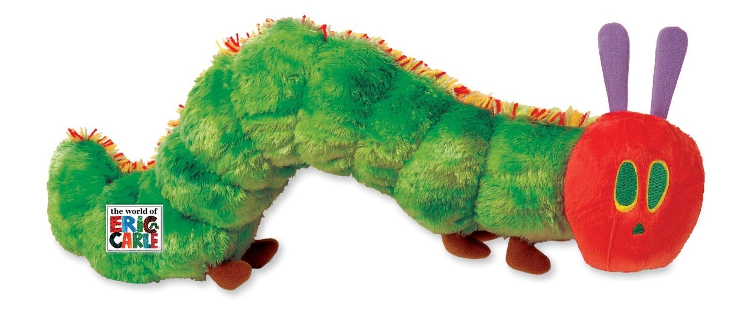KIDS PREFERRED World of Eric Carle, The Very Hungry Caterpillar Stuffed Animal Plush - 12 Inches
