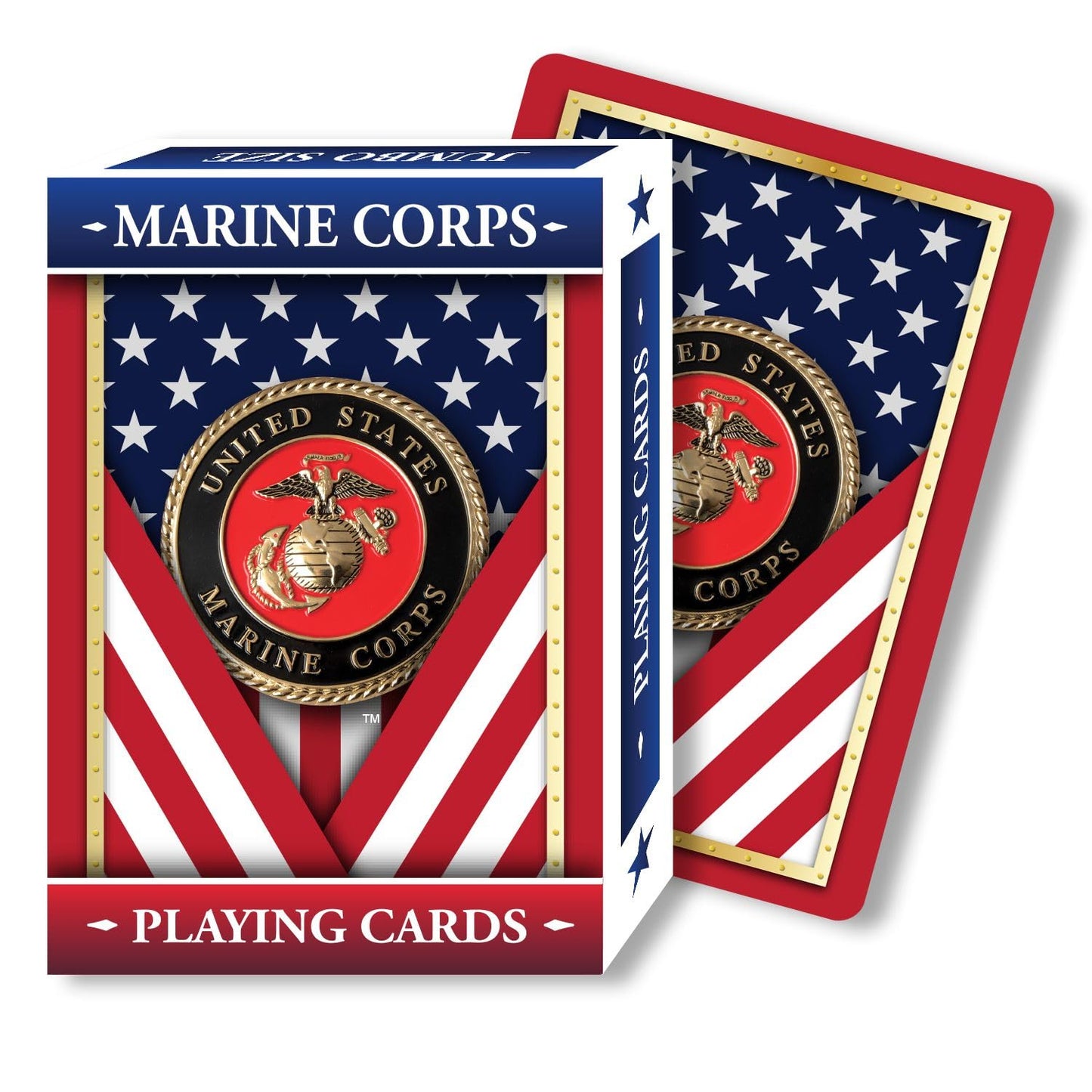 Springbok - United States Marine Corps Playing Cards - Officially Licensed 52 Playing Card Deck - Made in USA