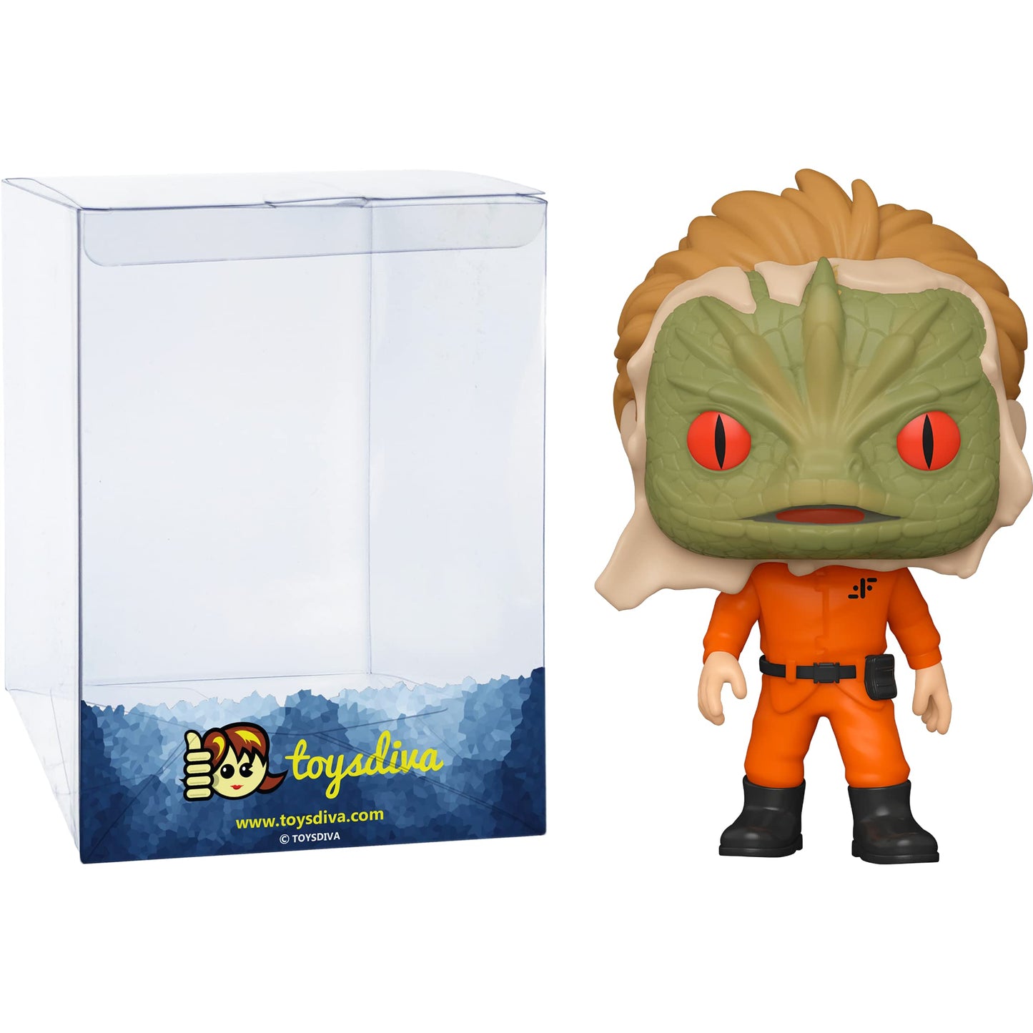 Funko Exposed Alien: P o p ! TV Vinyl Figurine Bundle with 1 Compatible 'ToysDiva' Graphic Protector (1058-52030 - B)