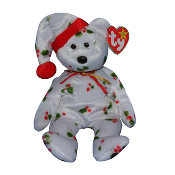 Ty 1998 Holiday Stuffed Bear, Beanie Babies Collection