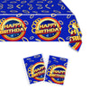 SHONHONG 2pcs Blue Hedgehog Party Tablecloth 42 * 71inch,Hedgehog Theme Birthday Party Decoration Supplies