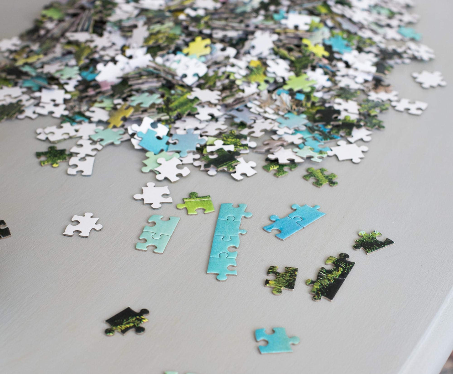 Bob Ross Mountain Retreat Nature Puzzle Board for Adults and Kids | Forest Lake Jigsaw Puzzle 1000 Pieces | Interactive Brain Teaser for Family Game