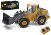 KIDMARKT Metal RC Wheel Loader Toy | 9-Channel Remote Control Construction Truck with Realistic Lights & Sounds, 1:20 Scale Rechargeable Vehicle
