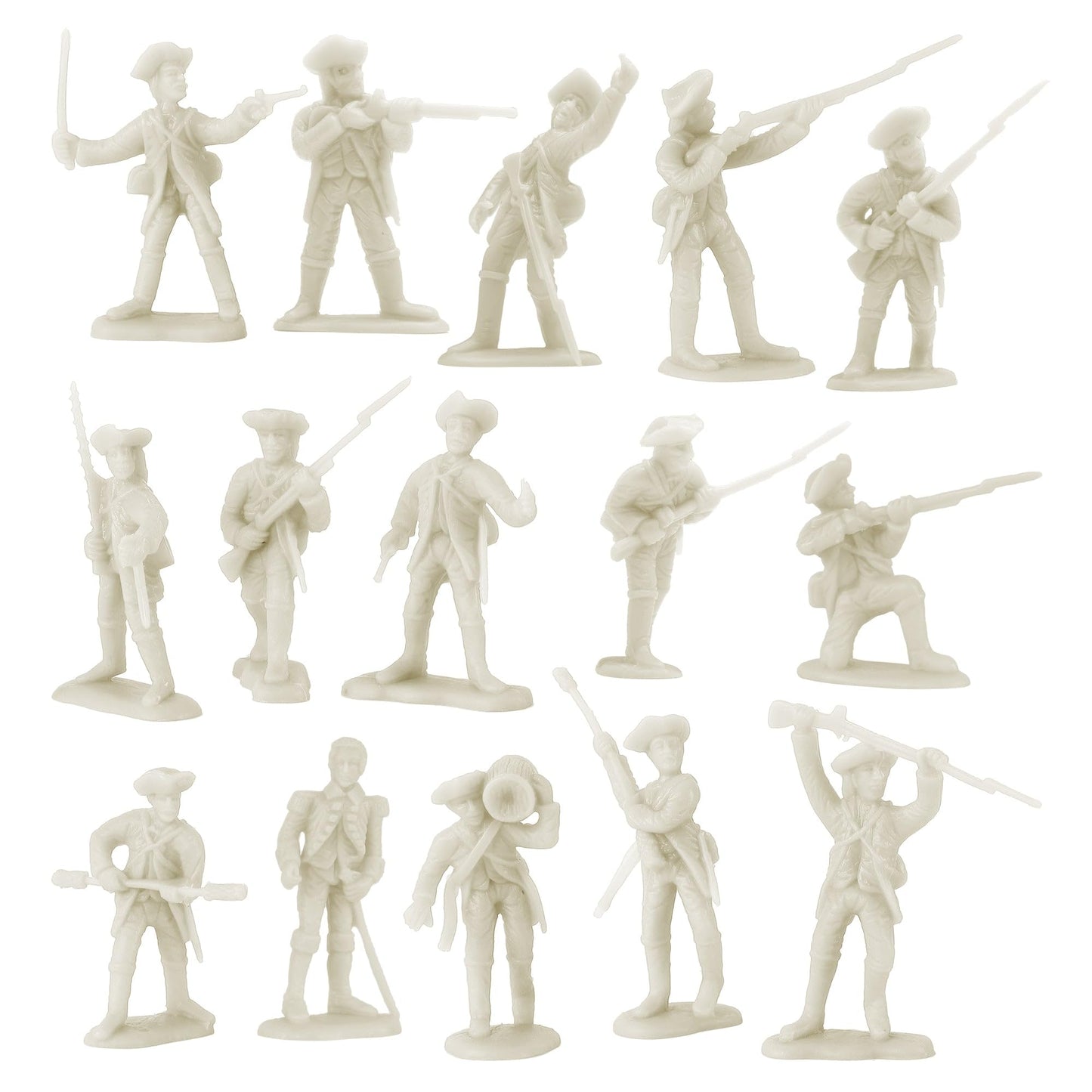 BMC Revolutionary War Battle of Yorktown - 208pc Plastic Army Soldier Playset