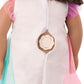 Our Generation - 18-inch Hair Grow Doll - Lifelike Brown Eyes & Ultra-Long Rainbow Hair - Extendable Braid & Styling Accessories - Pretend Play