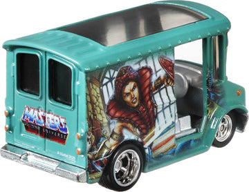 Hot Wheels Toy Car, 1:64 Scale Premium Die-Cast Bread Box Van, Metal/Metal Chassis & Body, Pop Culture Vehicle for Kids & Collectors